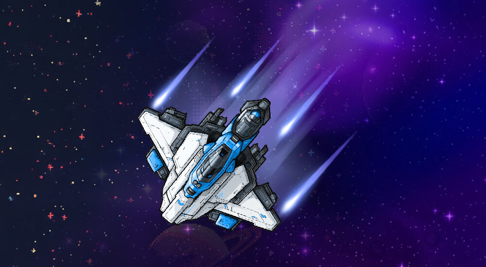 Swiftwind spaceship - High-speed agile fighter for Jack of Space game